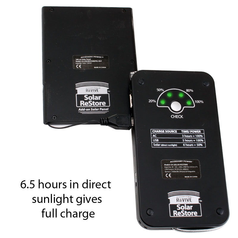 doubles your restore s solar charging speed add on solar