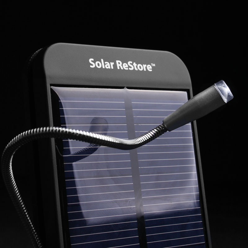 Details about Solar ReStore External 1500mAh Battery Pack w/ Universal 