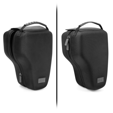 Quick Access DSLR Hard Shell Camera Case w Accessory Storage Padded Interior