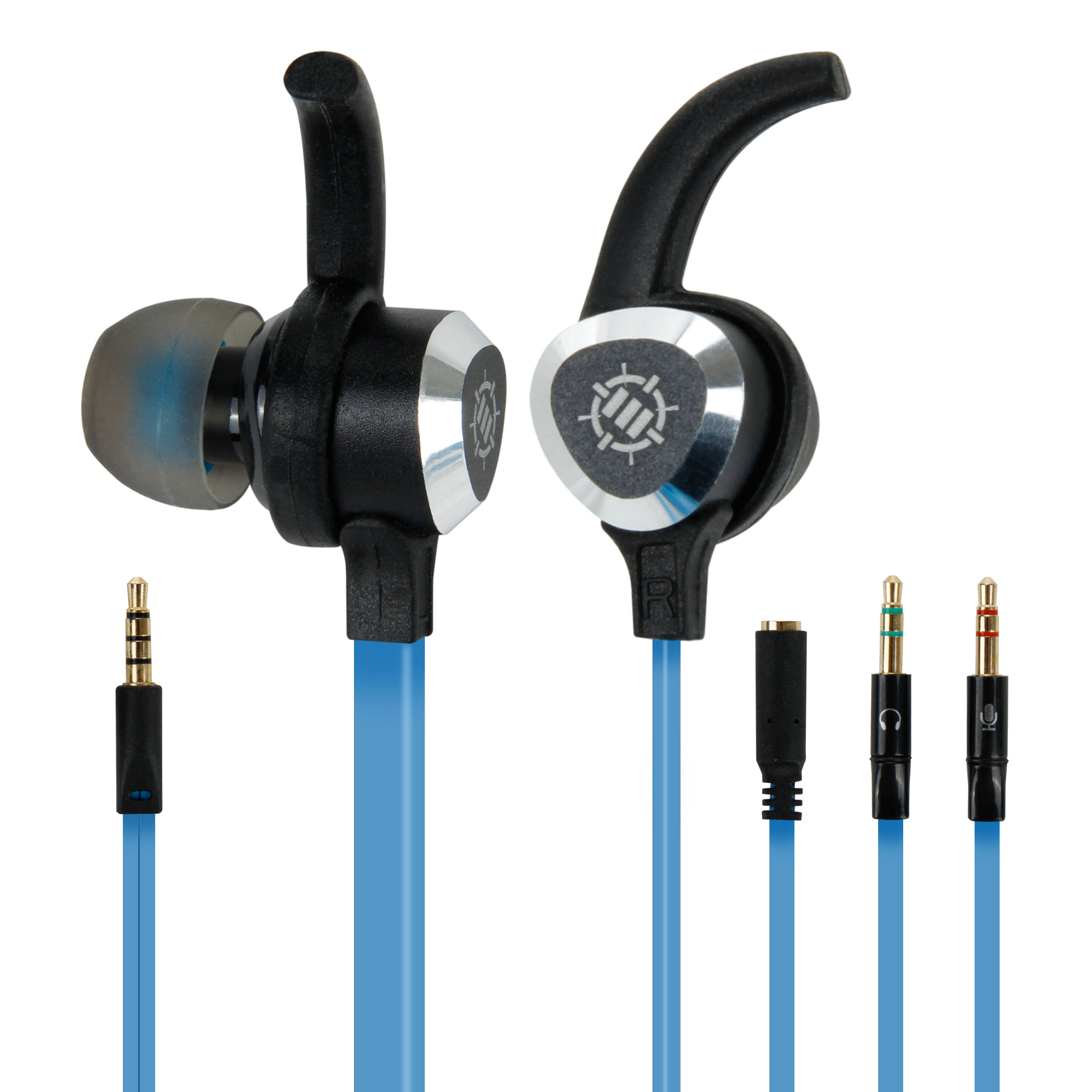 earbuds and microphone for computer