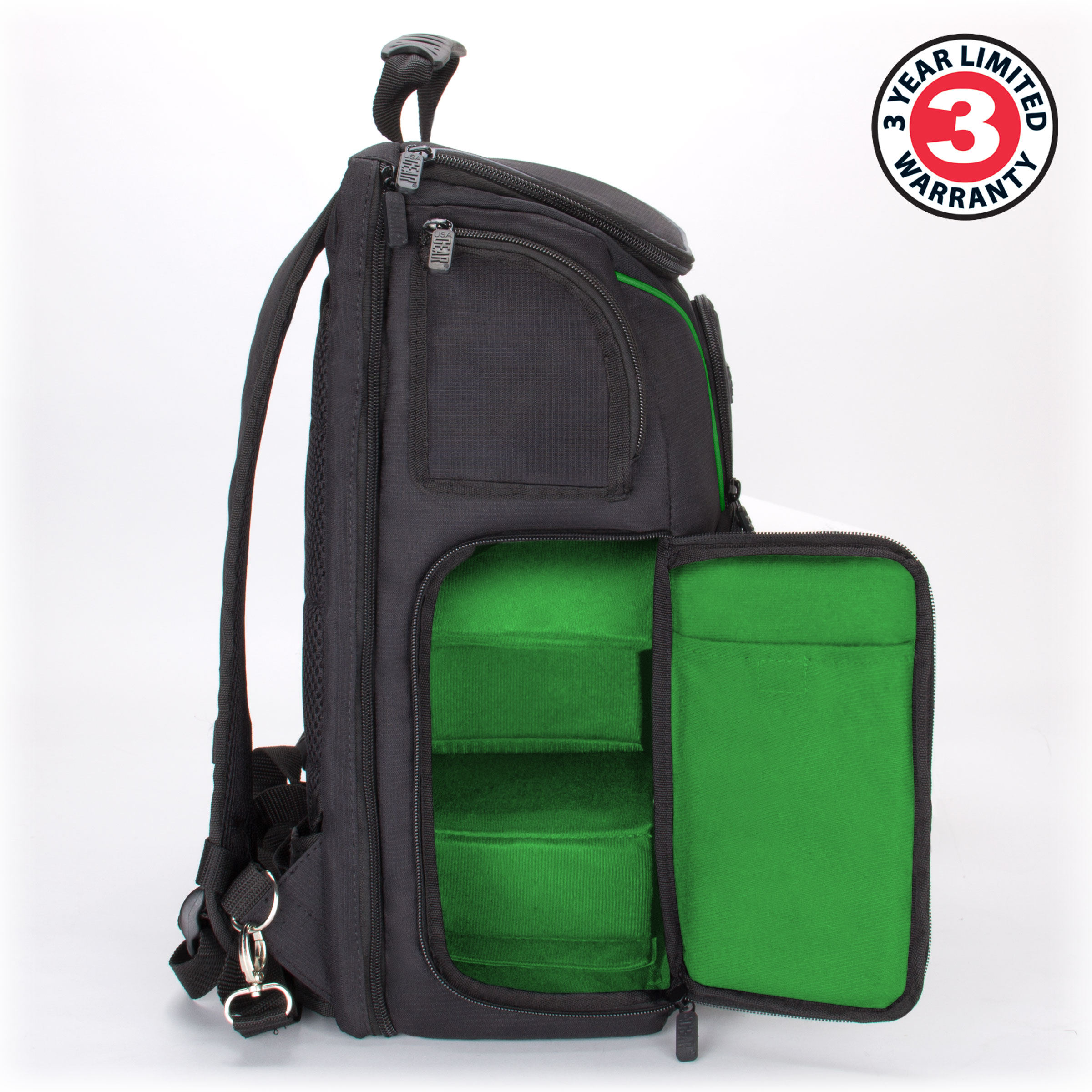 backpack with camera and laptop compartment