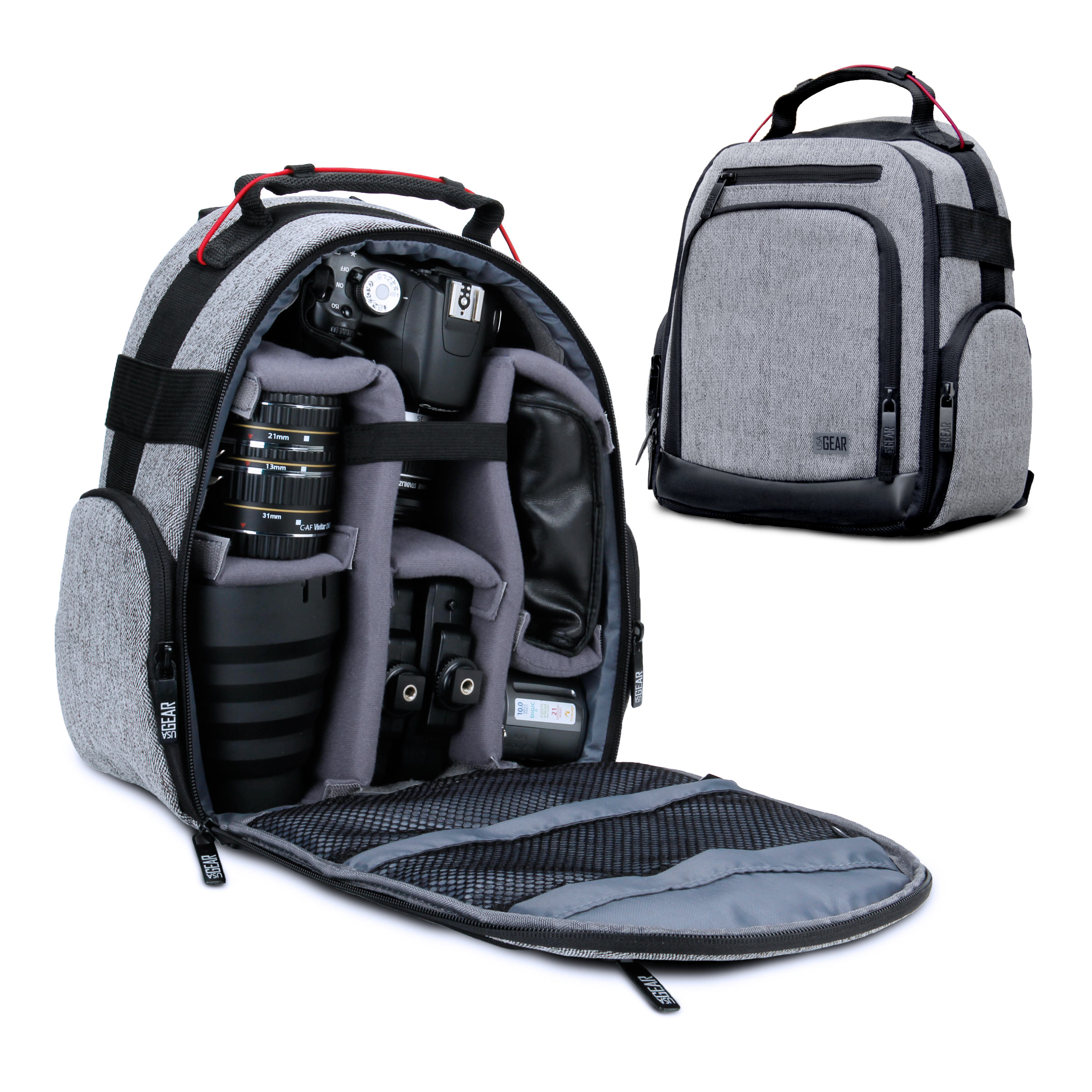 Pro Camera Backpack - Weather Resistant Bottom , Padded Straps and Back ...