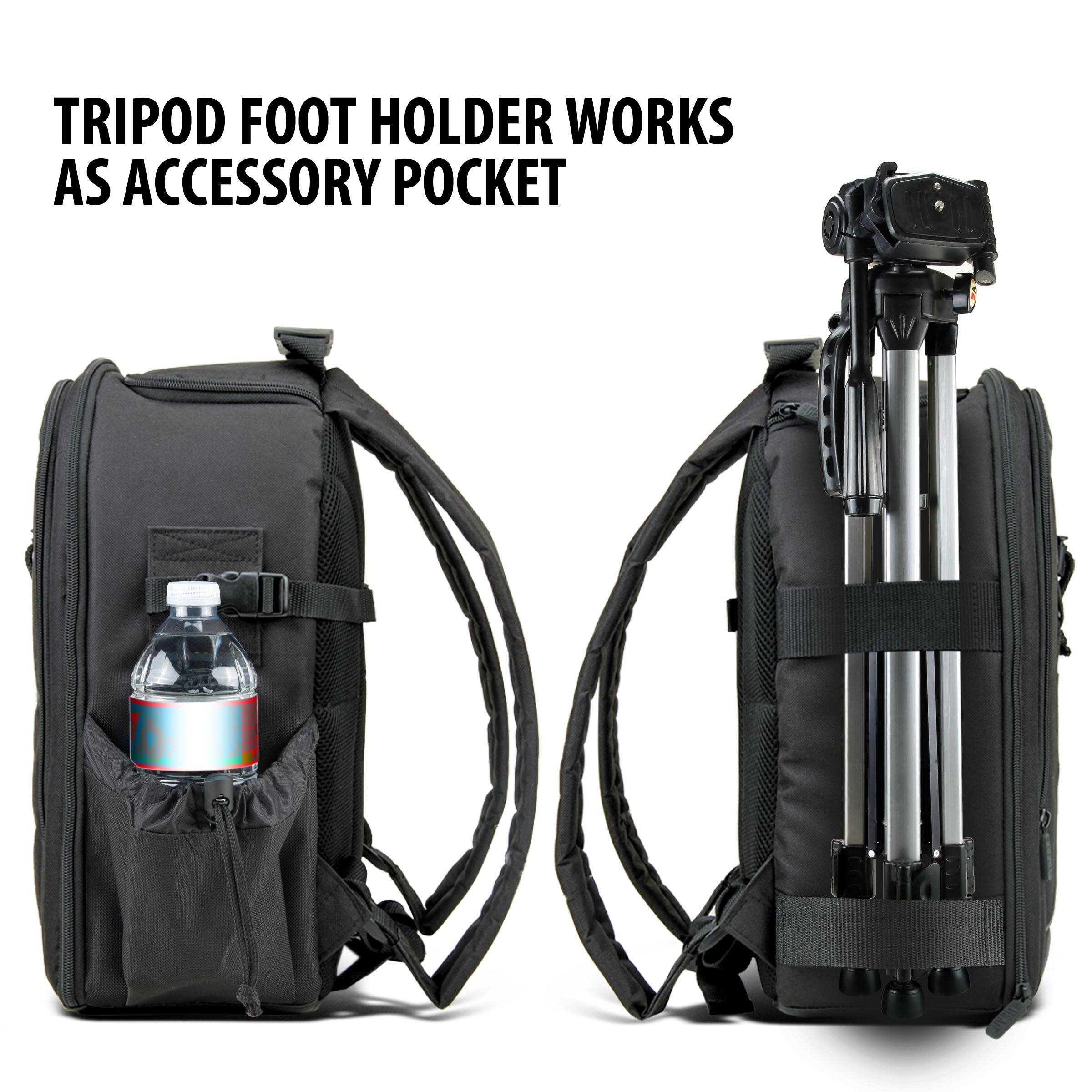 camera holder for backpack